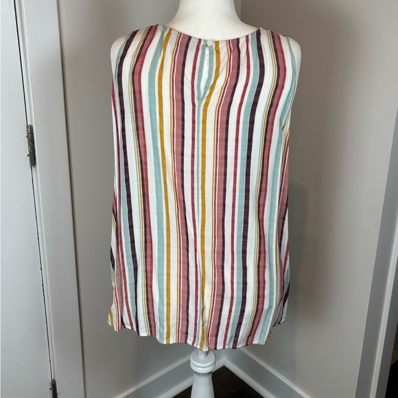 Lane Bryant Multicolor Striped Tank Top - Picture 3 of 10